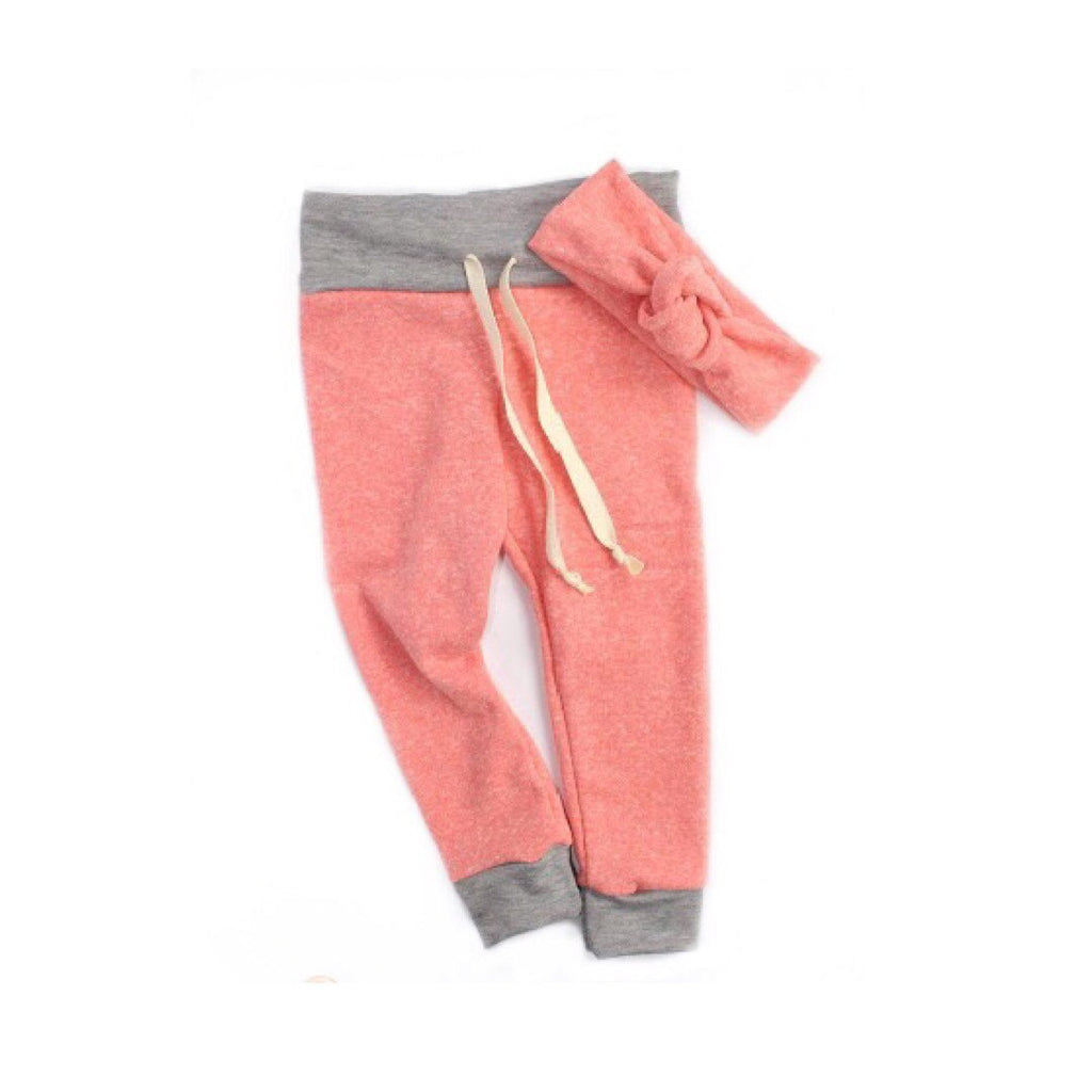 Orange Crush French Terry Joggers