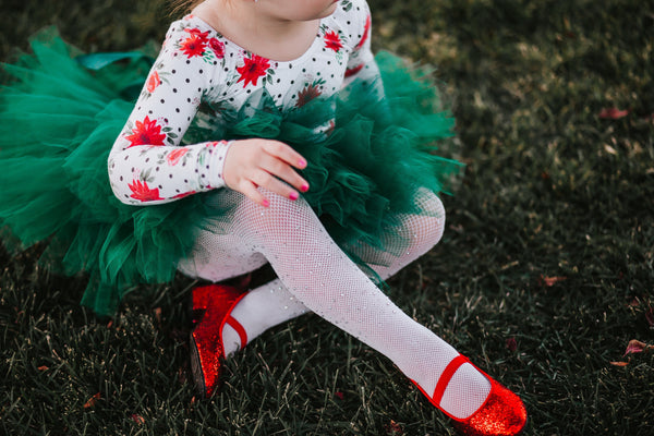Poinsettia Leotard