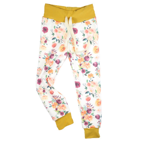 Autumn Floral Joggers