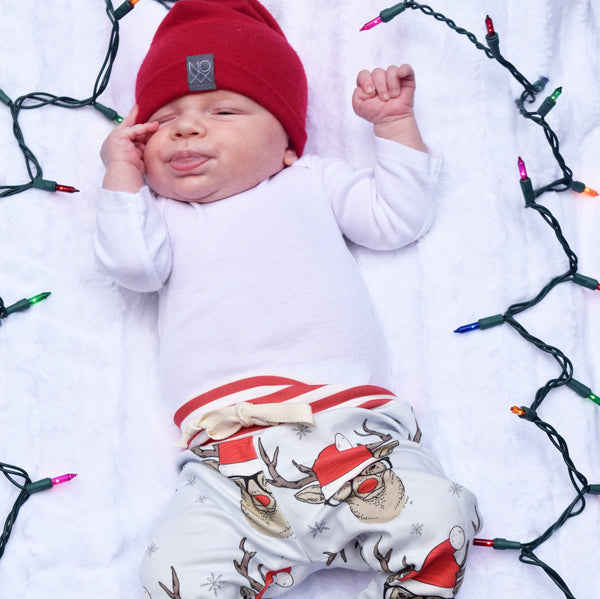 Hipster Santa Deer Joggers