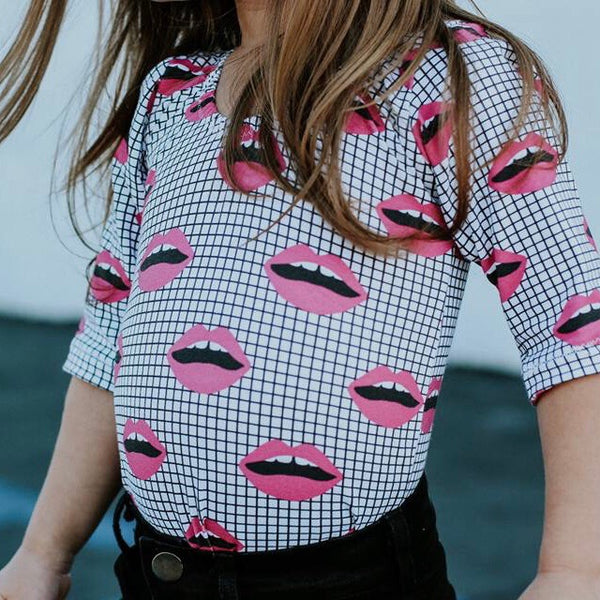 Retro Lips Leotard