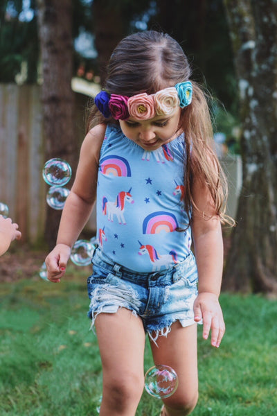 Rainbow Unicorn Leotard