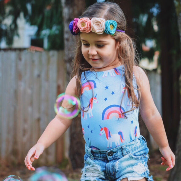 Rainbow Unicorn Leotard