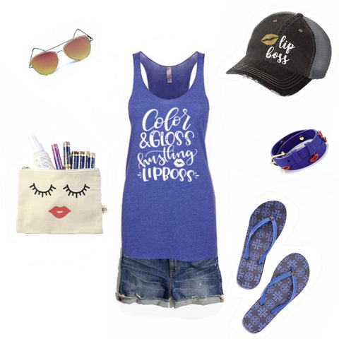 Color & Gloss Hustling Lip Boss Tee