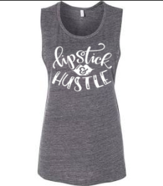 Lipstick & Hustle Lip Tee