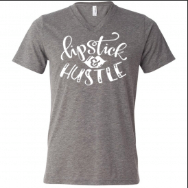 Lipstick & Hustle Lip Tee