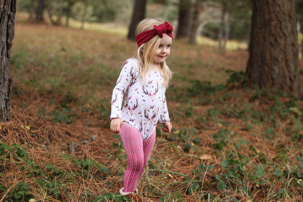 Boho Floral Skulls Leotard