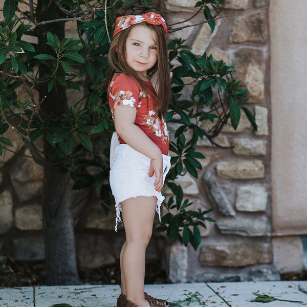 Rusty Floral Leotard