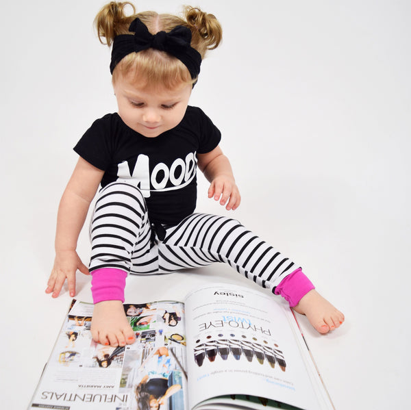 Orchid Striped Joggers