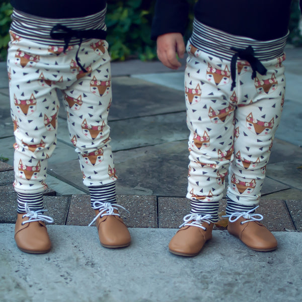 Boho Floral Fox Joggers