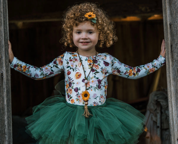 Autumn Floral Leotard