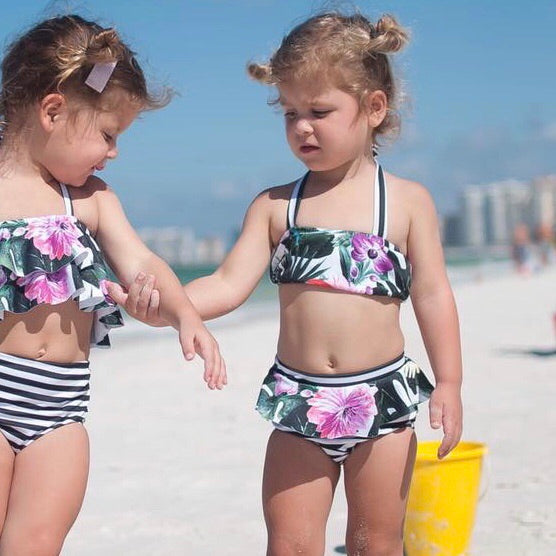 Regular Bandeau Halter Top Bikini Top - All Prints