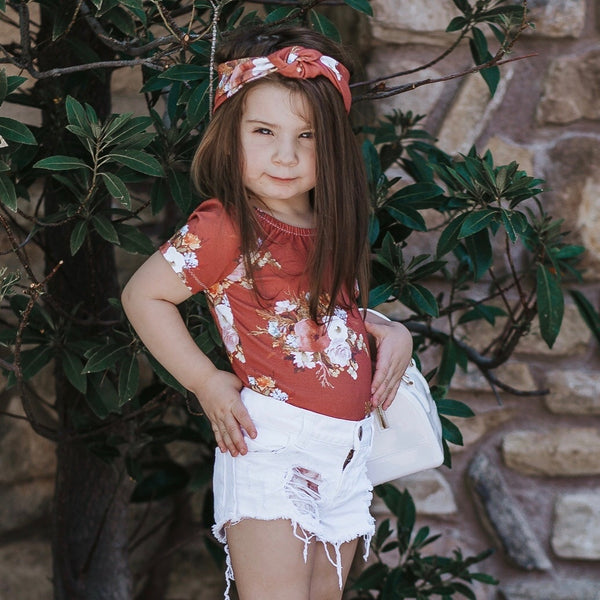 Rusty Floral Leotard