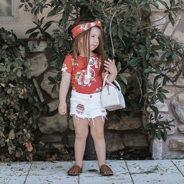 Rusty Floral Leotard