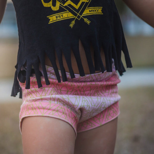 Ombre Peach & Gold Bloomers