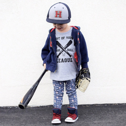 All Star Navy Baseball Joggers