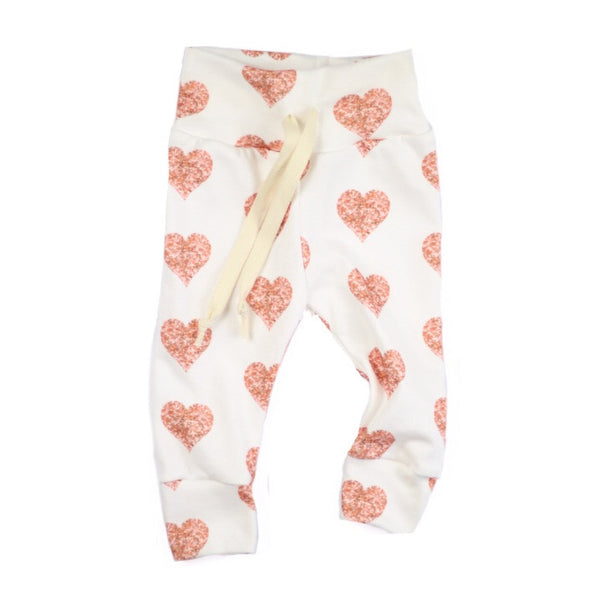 Rose Gold Hearts Joggers