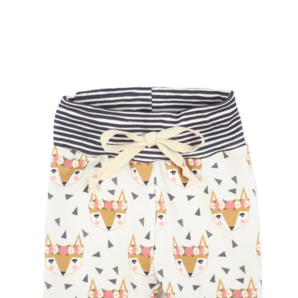 Boho Floral Fox Joggers