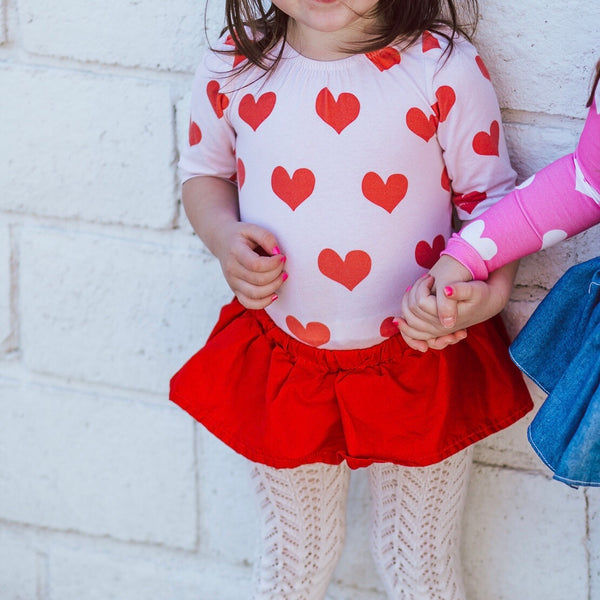 Blush & Poppy Heart Leotard
